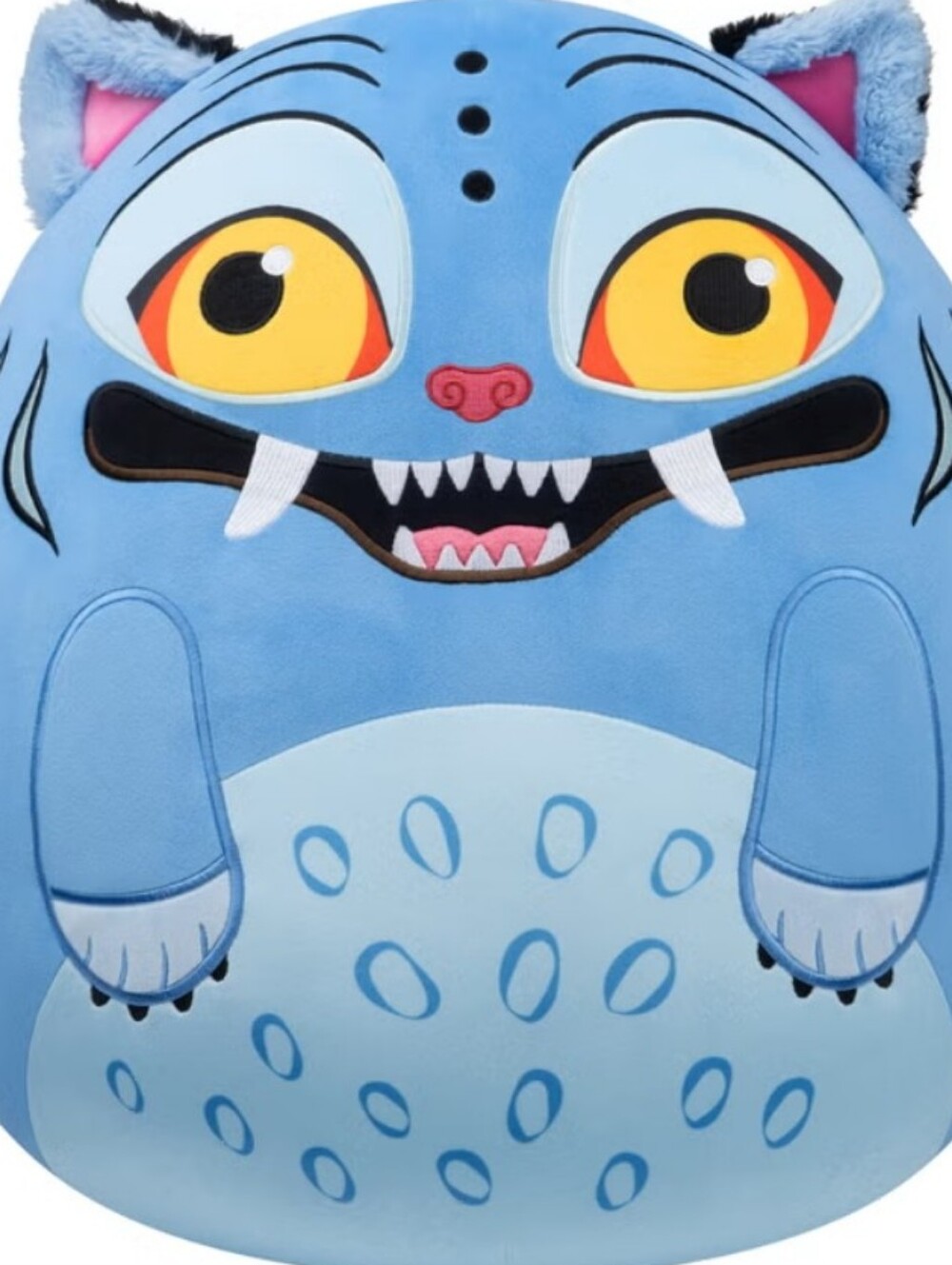 Derpy Blue Plush Kids Toy - Soft Character Cushion